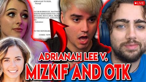 adrianah lee drama|Adrianah Lee Asks for Millions in Mizkif and OTK Lawsuit